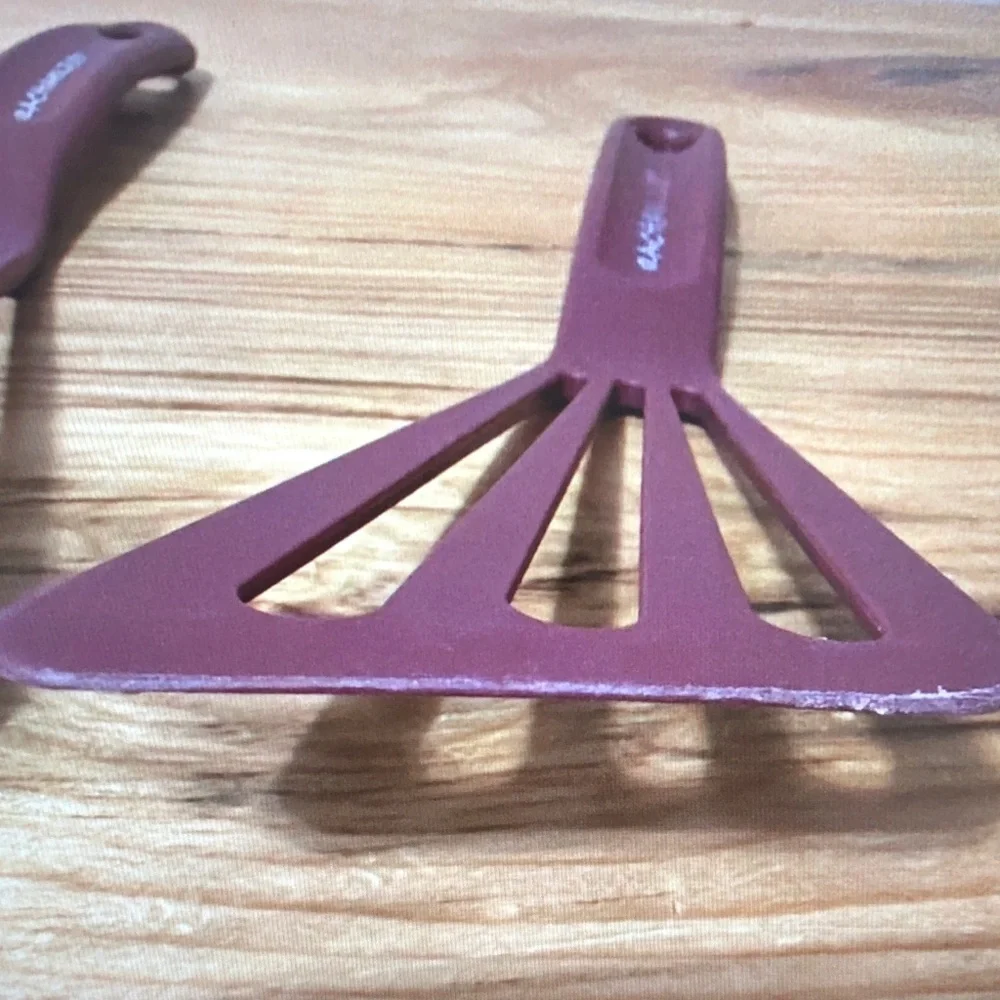 Farberware Maroon Nylon Spatula Set